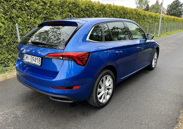 Skoda Scala cena 57500 przebieg: 164200, rok produkcji 2020 z Milicz małe 137